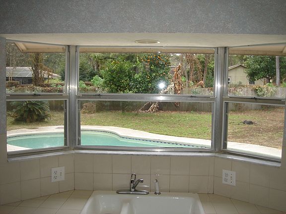 exterior view from the kitchen sink area