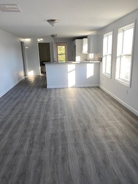 Open concept living/dining area