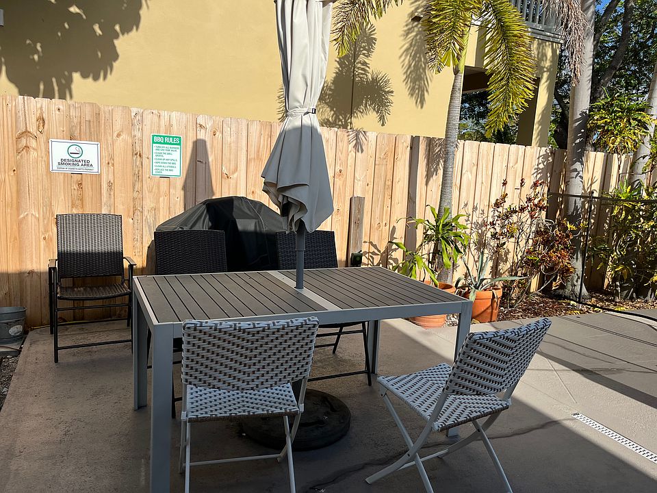 BBQ and smoking area