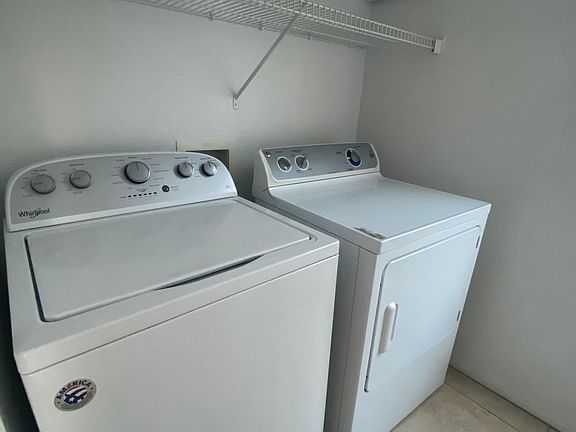 Downstairs laundry