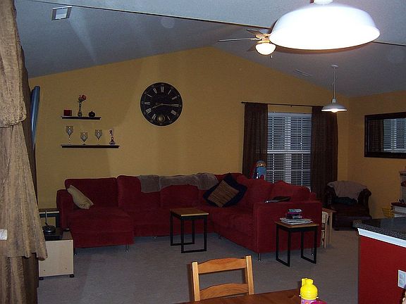 Family/dinning room and eat in kitchen