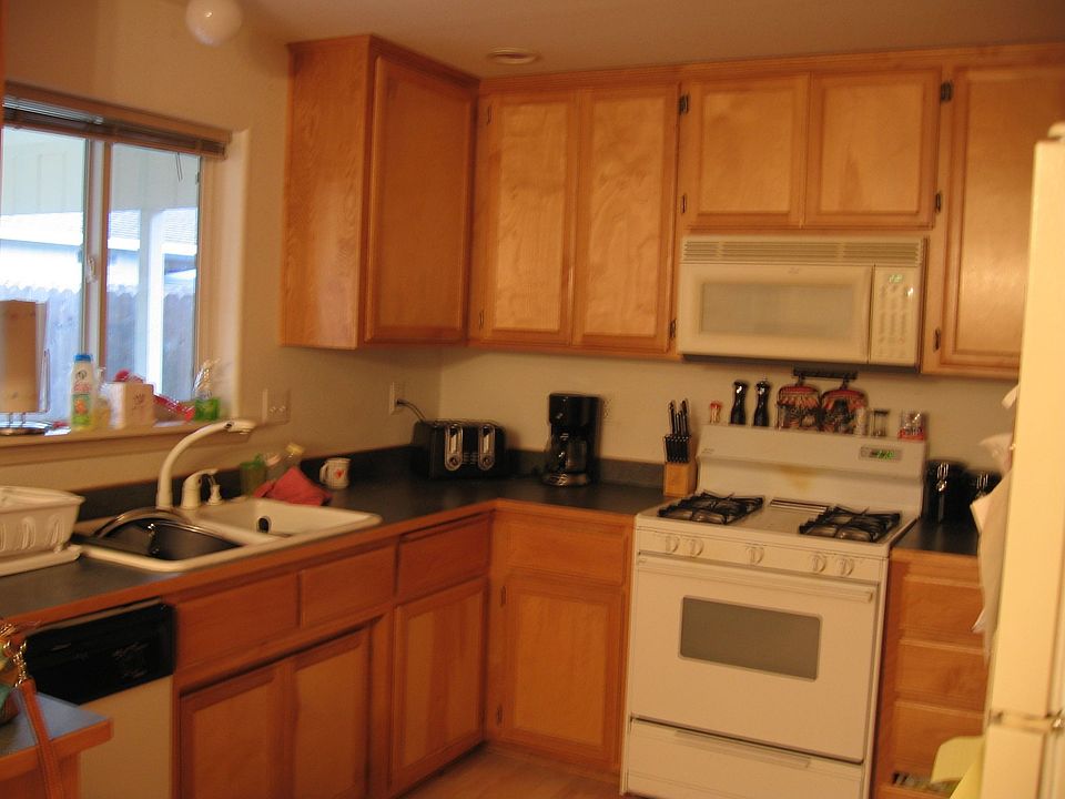 Wood cabinets