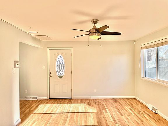 Main living area, looking at the front door.