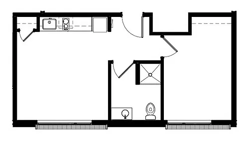Floor plan The Pacific