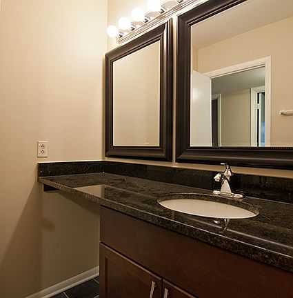 New vanities and mirrors
