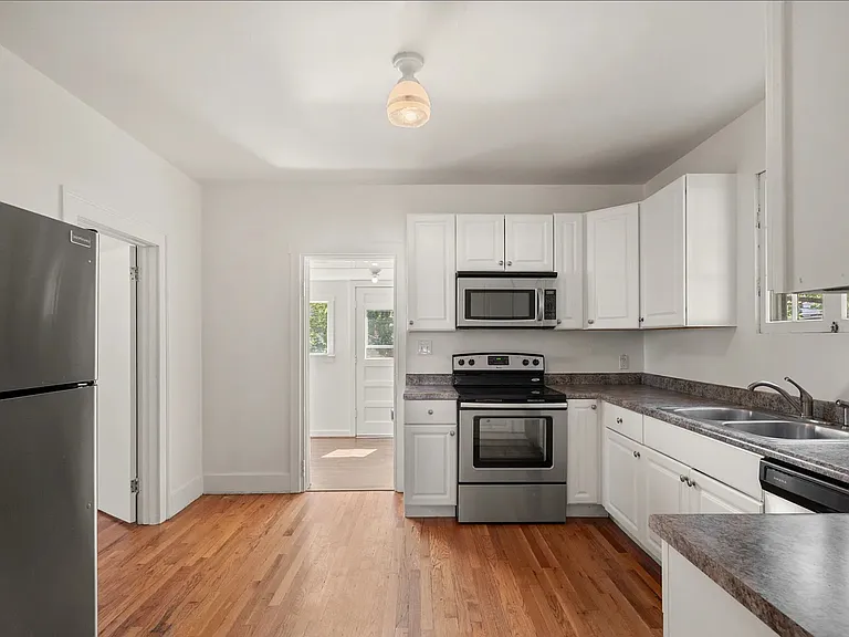 Kitchen looking towards Laundry at back of the home