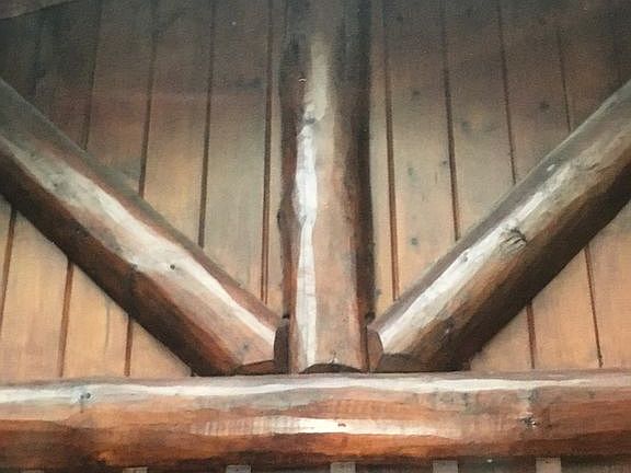 Exterior garage detail