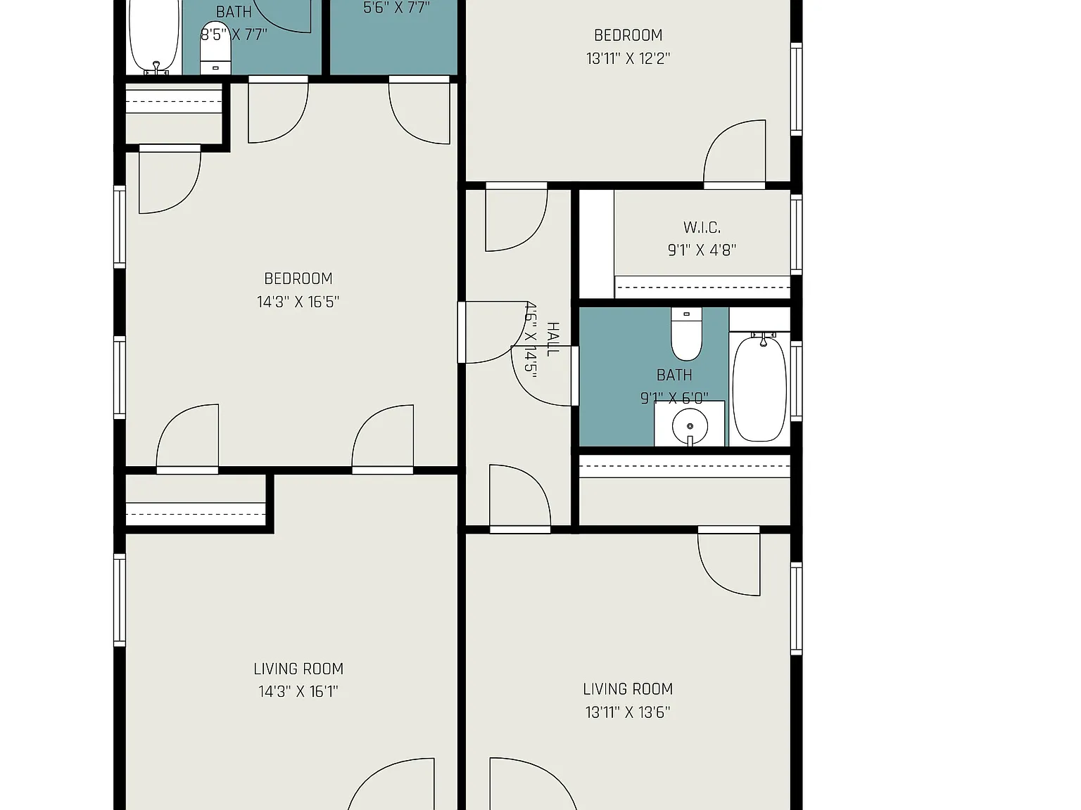 1 bed, 859 sqft, $1,150 — Photo 4