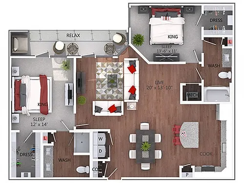 Floor plan C6
