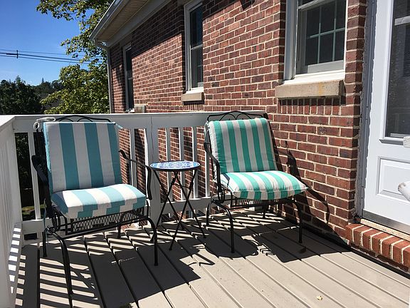 Private deck just off the kitchen.