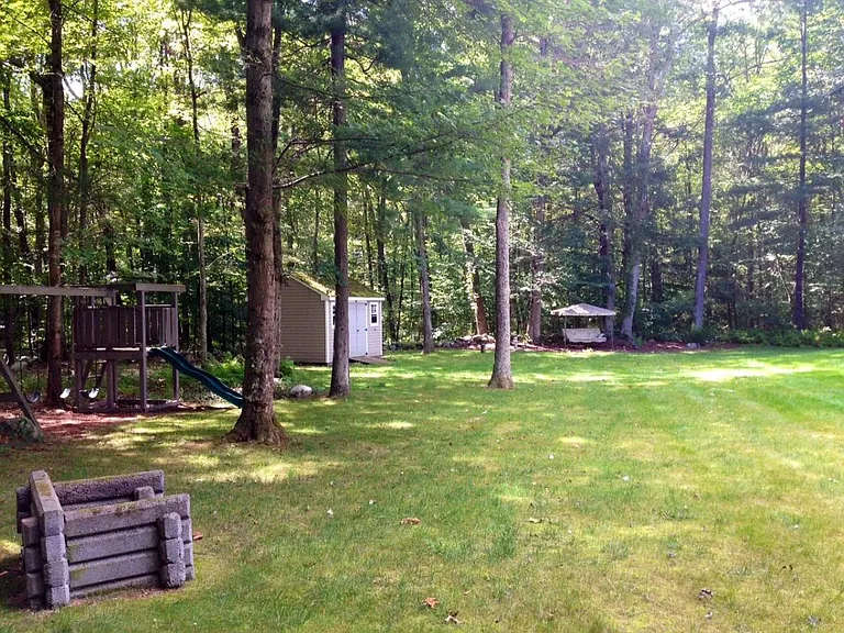 Backyard area off deck