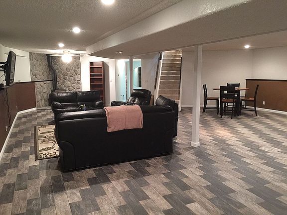 New basement tile
