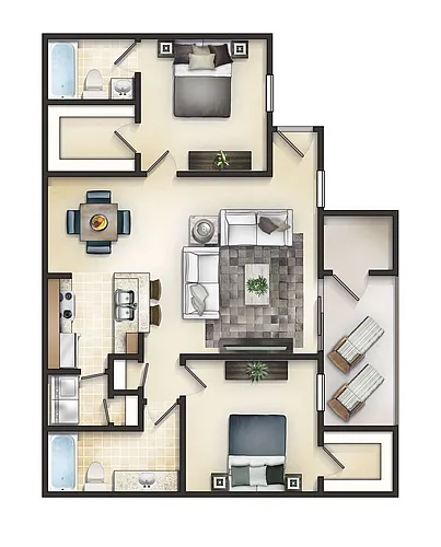 Floor plan The Orr