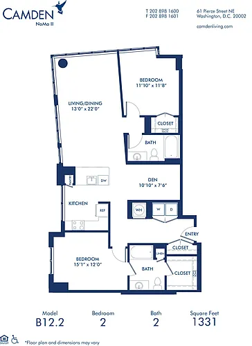 Floor plan B122