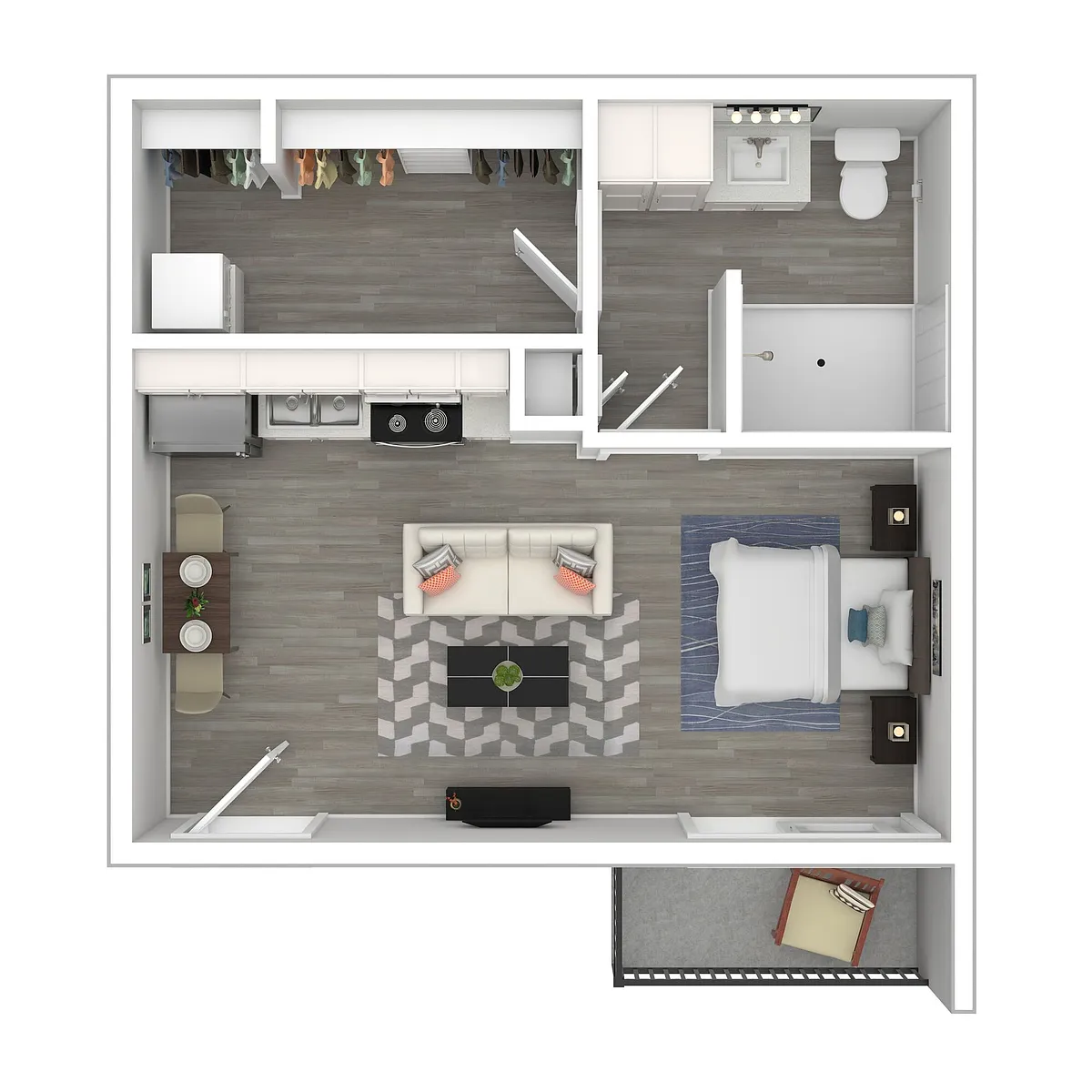 Floor plan Studio