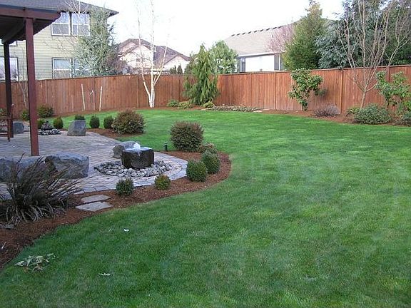 Backyard facing north