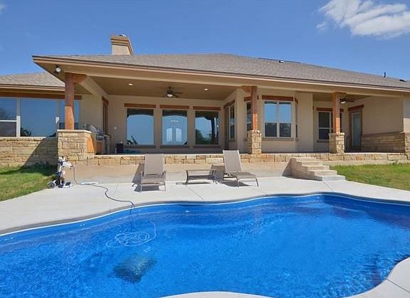 back porch and pool