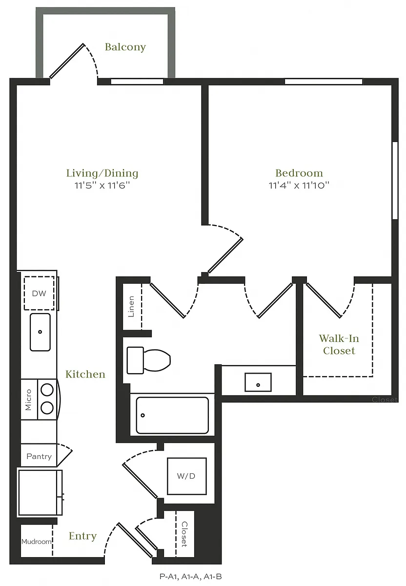 Floor plan A1