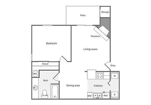 Floor plan Willows