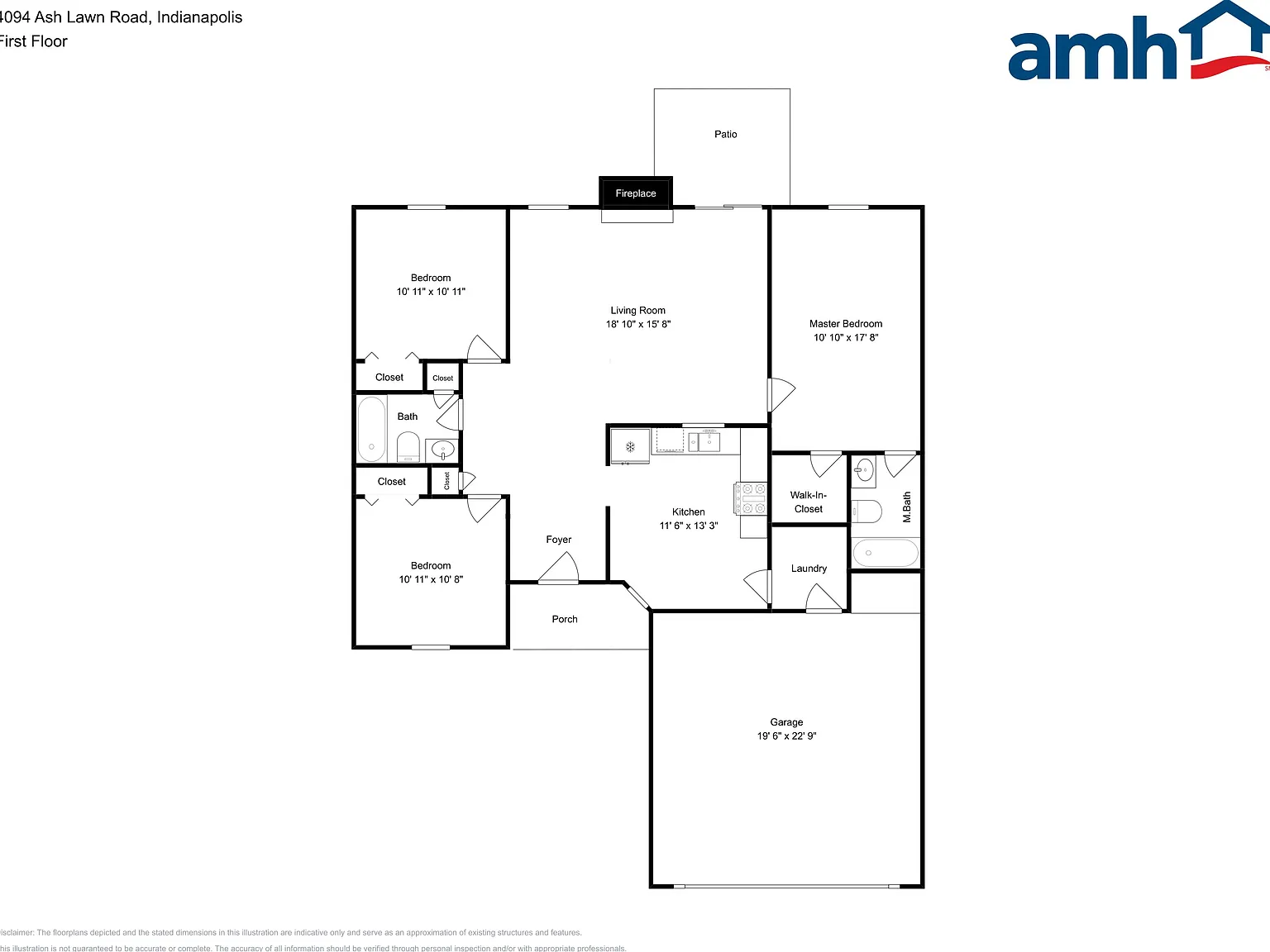 3 bed, 2.0 bath, 1222 sqft, $1,830 — Photo 2