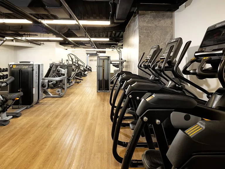 State-of-the-art fitness center with cardio equipment