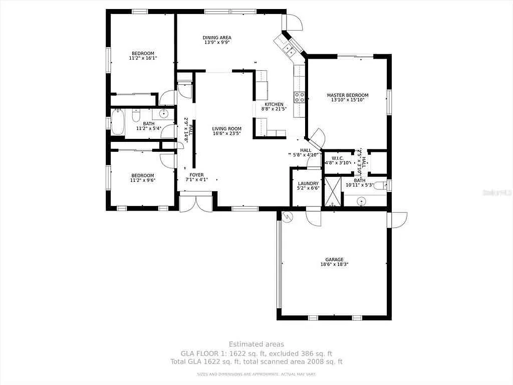 floorpan - 627 Alligator Dr
