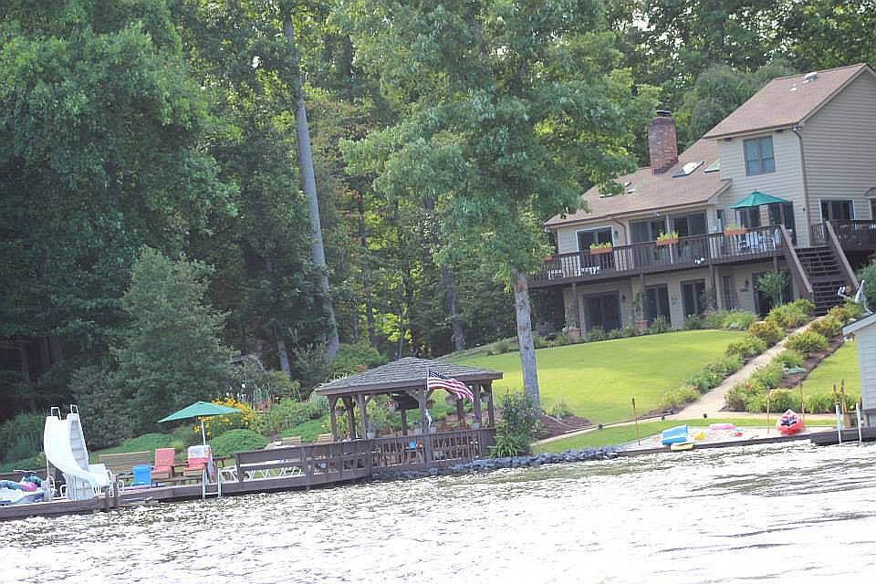 Back of home from lake