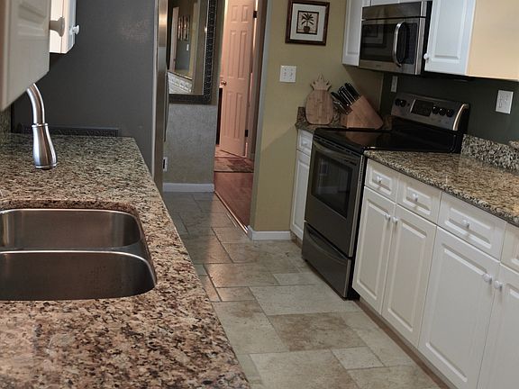 Travertine Floor in Kitchen