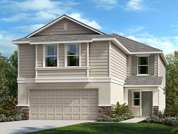 Exterior F with optional stone