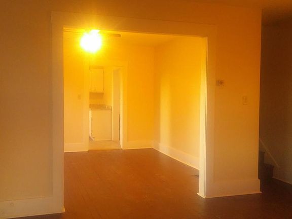 Hardwood floors and fresh paint throughout.