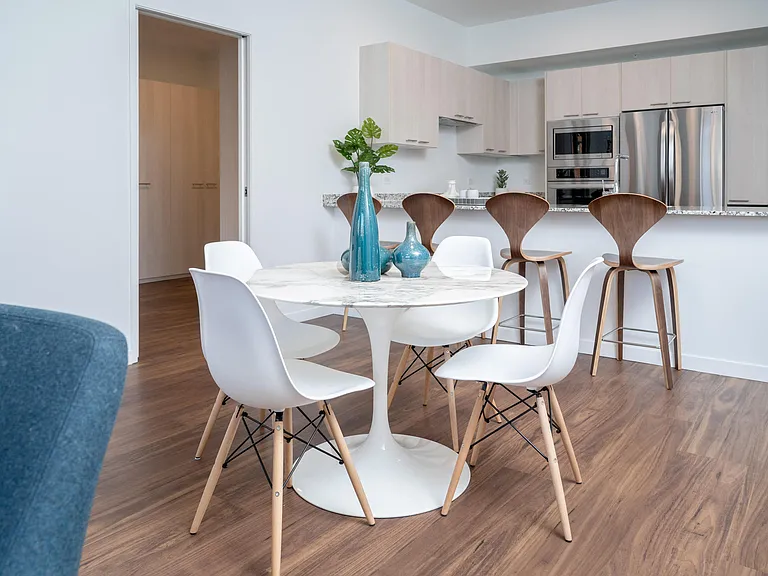 Optima Lakeview Two Bedroom Model Kitchen & Dining