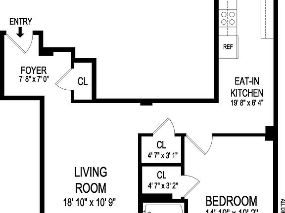2nd image of 457 W 57th St #906