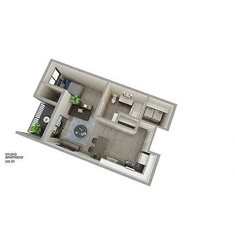 Floor plan Studio