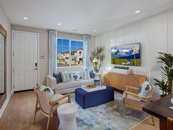 model home living room
