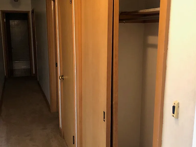 2 Bedroom Unit Hallway. *Note: not typical in 1 Bedroom Units.