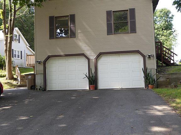 One-car garage with washer/dryer hook up.