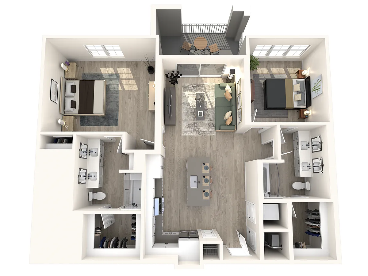 Floor plan 2B