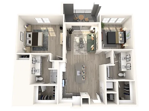 Floor plan 2B