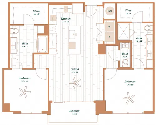 Floor plan Poplar
