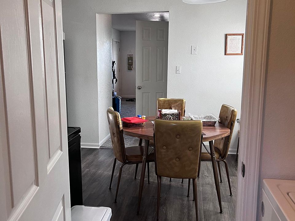 View of kitchen from utility room