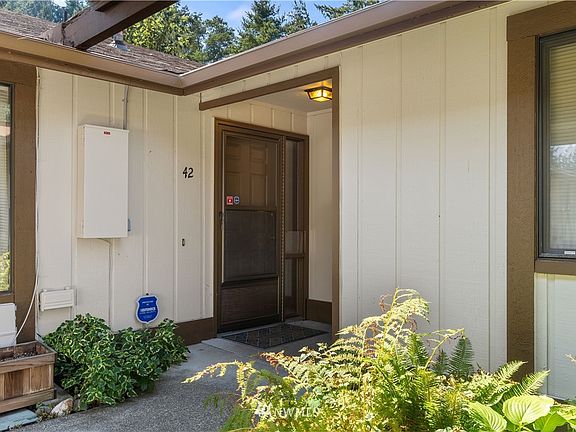 View of outside entry. 