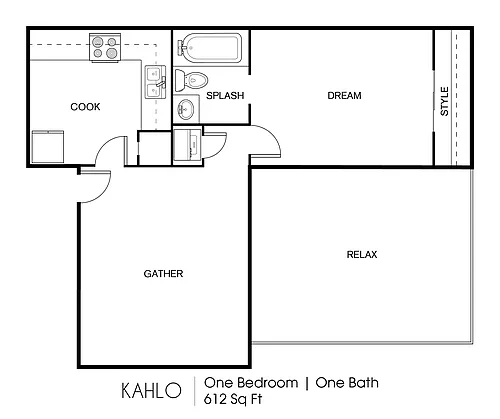 Floor plan Kahlo