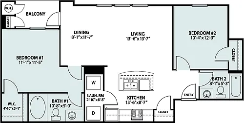 Floor plan Cipress II