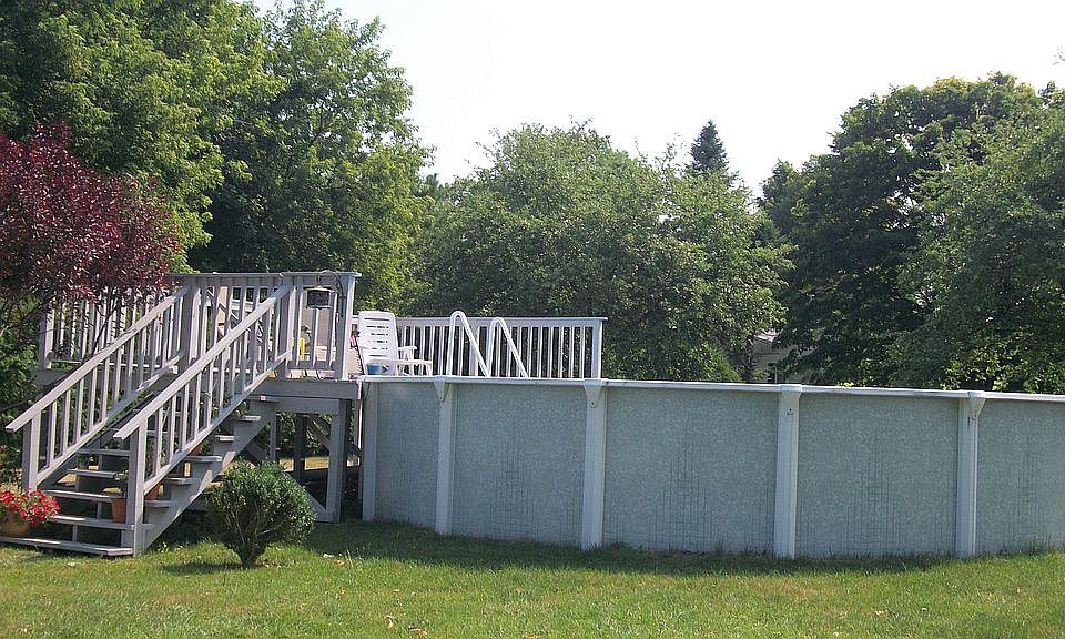 Pool with 12' x 20' deck