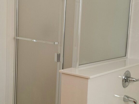Separate tub and shower in master