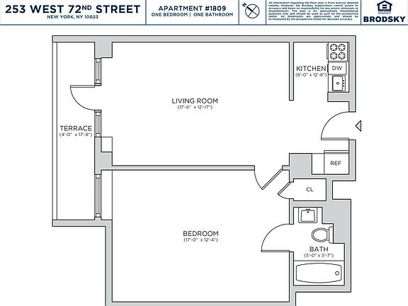2nd image of 253 W 72nd St APT 1809