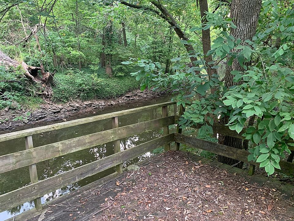 Deck on river in back yard
