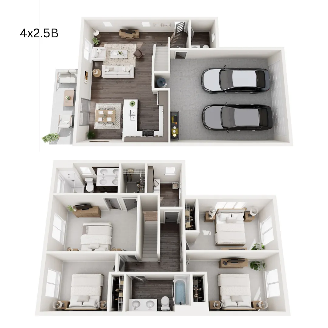Floor plan 4 bedroom