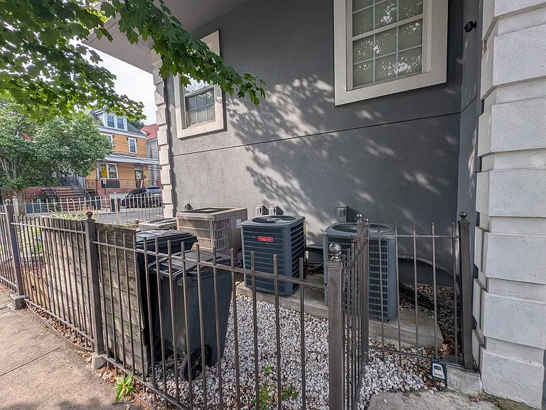 Building garbage disposal area