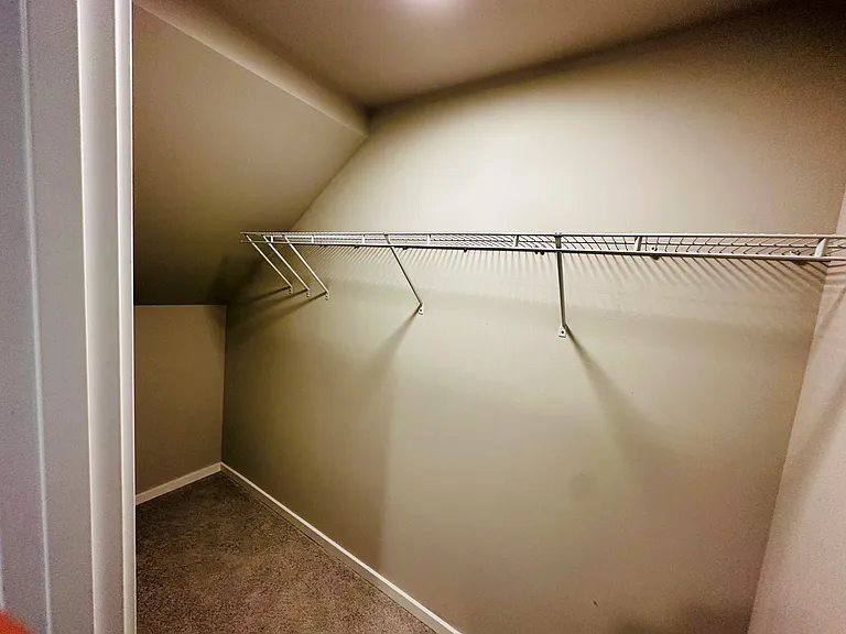Walk-in shoe and coat closet
